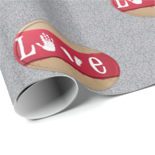 Regalo Papel de ajuste de el día de San Valentín