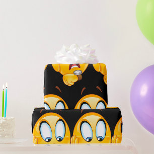 Regalo Papel de ajuste de Emoji enfatizada
