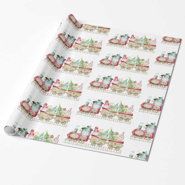Regalo Papel de ajuste de entrenamiento para navidades (Desenrollado)