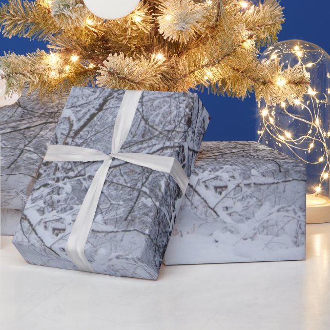 Regalo Papel de ajuste de escenas de invierno (Vacaciones)