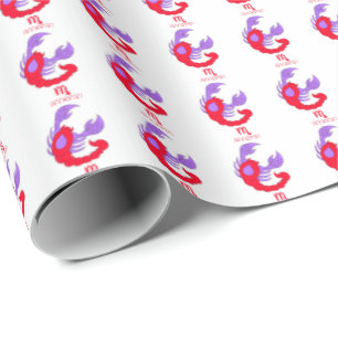 Regalo Papel de ajuste de escorpión