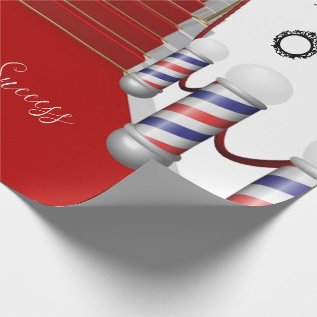 Regalo Papel de ajuste de éxito de Barbershop (Esquina)