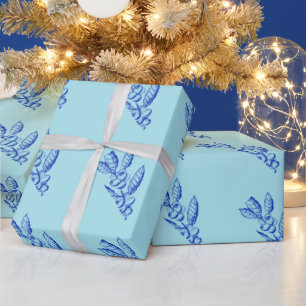 Regalo Papel de ajuste de flotación azul