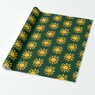 Regalo Papel de ajuste de fondo verde solar