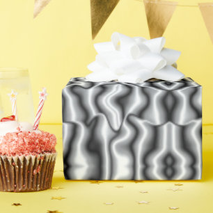Regalo Papel de ajuste de fragmentos de plata