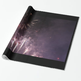 Regalo Papel de ajuste de fuegos artificiales