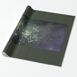 Regalo Papel de ajuste de fuegos artificiales