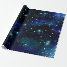 Papel de ajuste de galaxia azul