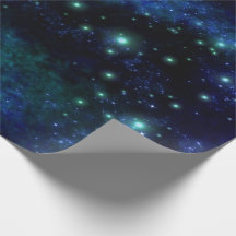 Papel de ajuste de galaxia azul