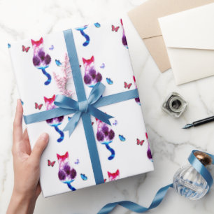 Regalo Papel de ajuste de gato