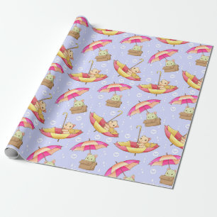 Regalo Papel de ajuste de gatos adorables