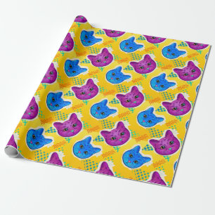 Regalo Papel de ajuste de gatos adorables