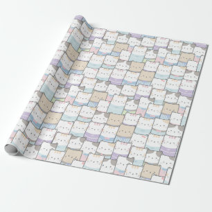 Regalo Papel de ajuste de gatos adorables