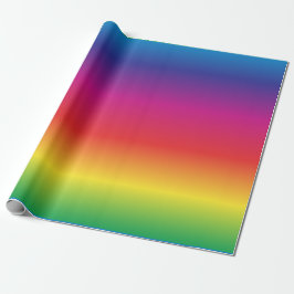 Regalo Papel de ajuste de gradiente arcoiris