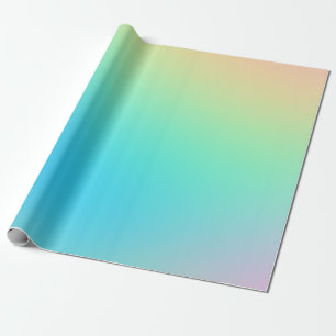 Regalo Papel de ajuste de gradiente pastoral suave
