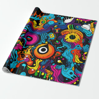 Regalo Papel de ajuste de graffitis