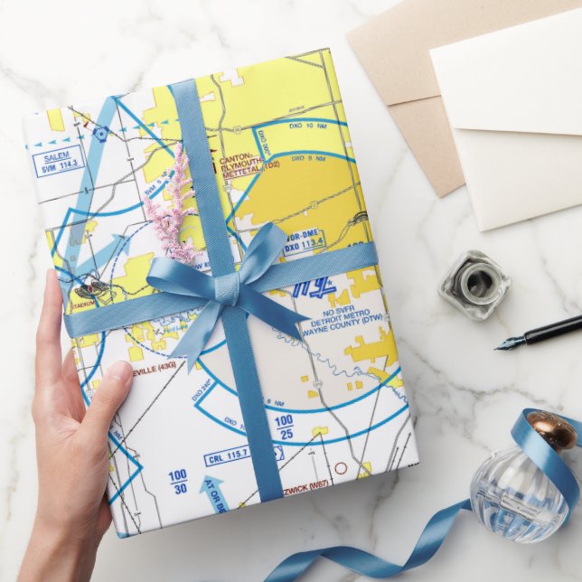 Regalo Papel de ajuste de gráfico de aviación (Regalar)