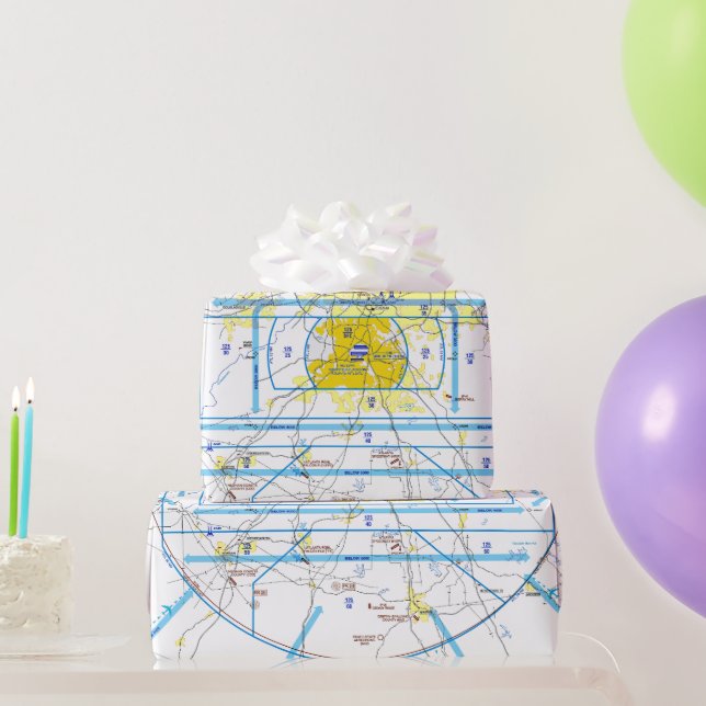 Regalo Papel de ajuste de gráfico de aviación (Regalos de fiesta)