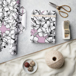 Regalo Papel de ajuste de hibiscus