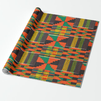 Regalo Papel de ajuste de impresión africano