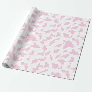 Regalo Papel de ajuste de impresión de vaca rosa