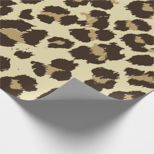 Regalo Papel de ajuste de impresión Leopard de moda