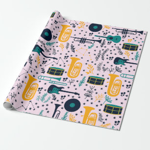 Regalo Papel de ajuste de instrumentos de música