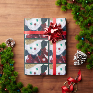 Regalo Papel de ajuste de jingle Bear verde