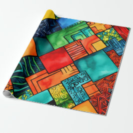 Regalo Papel de ajuste de Kwanzaa