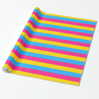 Regalo Papel de ajuste de la bandera pansexualidad
