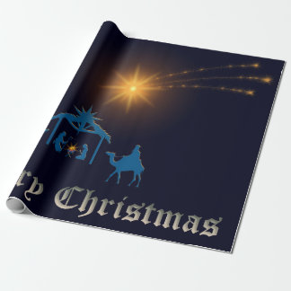 Regalo Papel de ajuste de la escena de la natividad