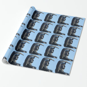 Regalo Papel de ajuste de la estatua