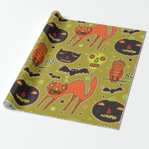 Papel de ajuste de la fachada de Halloween