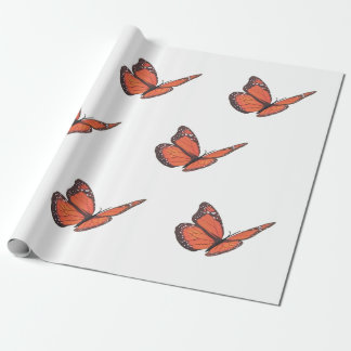 Regalo Papel de ajuste de la mariposa monarca