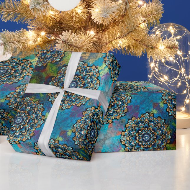 Regalo Papel de ajuste de la meditación de Mandala (Vacaciones)