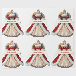 Regalo Papel de ajuste de la paz en la Tierra