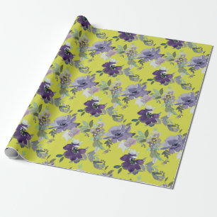 Regalo Papel de ajuste de las flores acuáticas