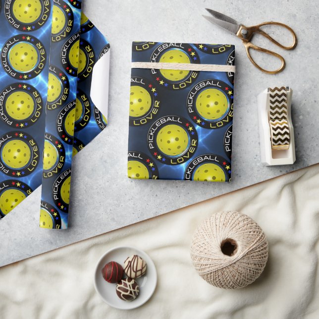 Regalo Papel de ajuste de las opciones de Pickleball Love (Artesanía)