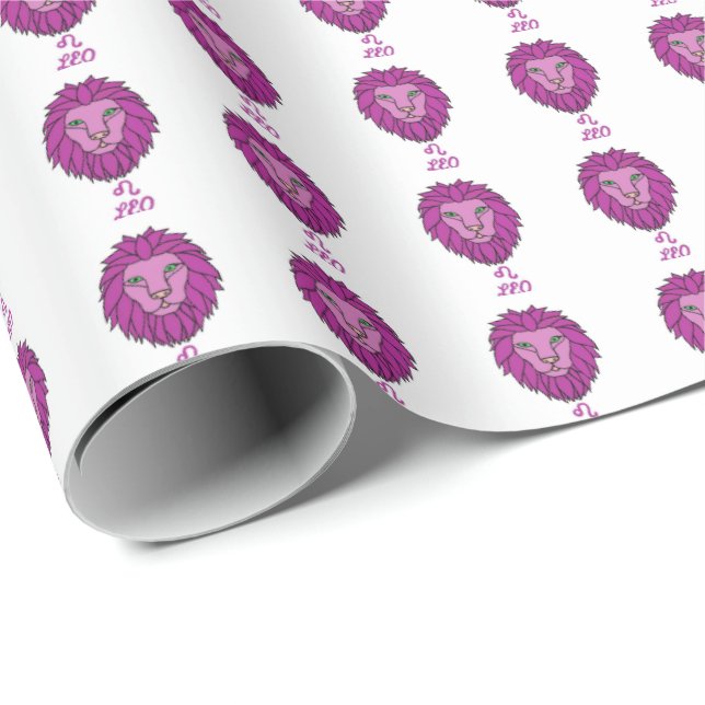 Regalo Papel de ajuste de Leo (Esquina del rollo)