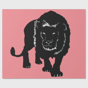 Regalo Papel de ajuste de leones - Colores Personalizados