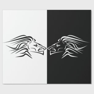 Regalo Papel de ajuste de leones en funcionamiento - Colo