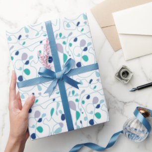Regalo Papel de ajuste de línea de patrón de línea de una