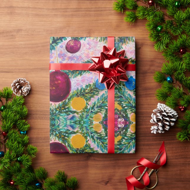 Regalo Papel de ajuste de los adornos de Navidad (Regalo de vacaciones)