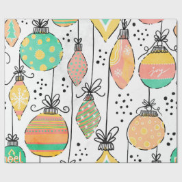 Regalo Papel de ajuste de los adornos de Navidad