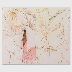 Regalo Papel de ajuste de los FLORES IRIS