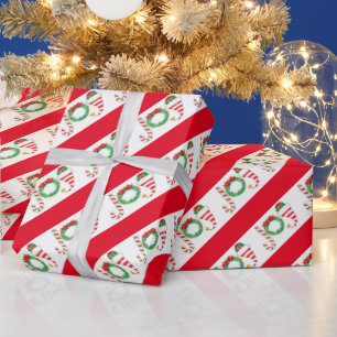 Regalo Papel de ajuste de los Navidades de alegría