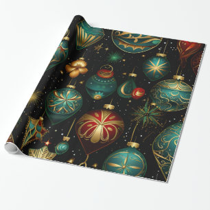 Regalo Papel de ajuste de los ornamentos de Navidad