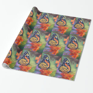 Regalo Papel de ajuste de mariposa