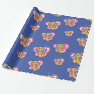 Regalo Papel de ajuste de mariposa