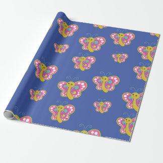 Regalo Papel de ajuste de mariposa